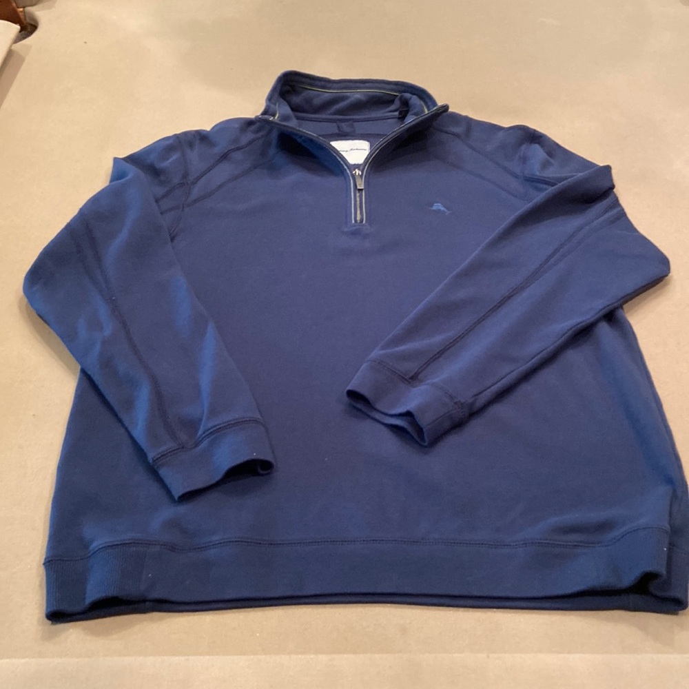 Tommy Bahama zip up sweater size medium